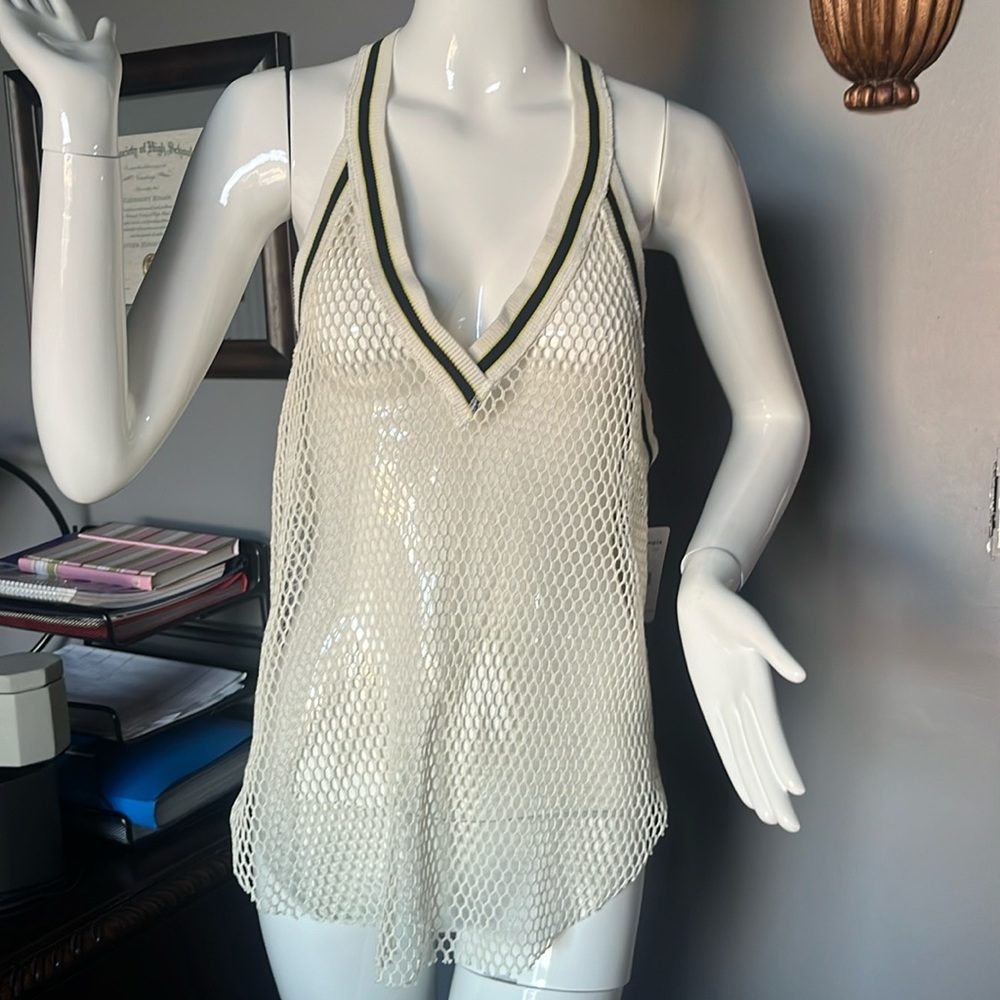 NWT Free People racerbank tank sz Small